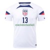 Maillot de Supporter Etats-Unis MORGAN 13 Domicile Coupe du Monde 2022 Pour Homme